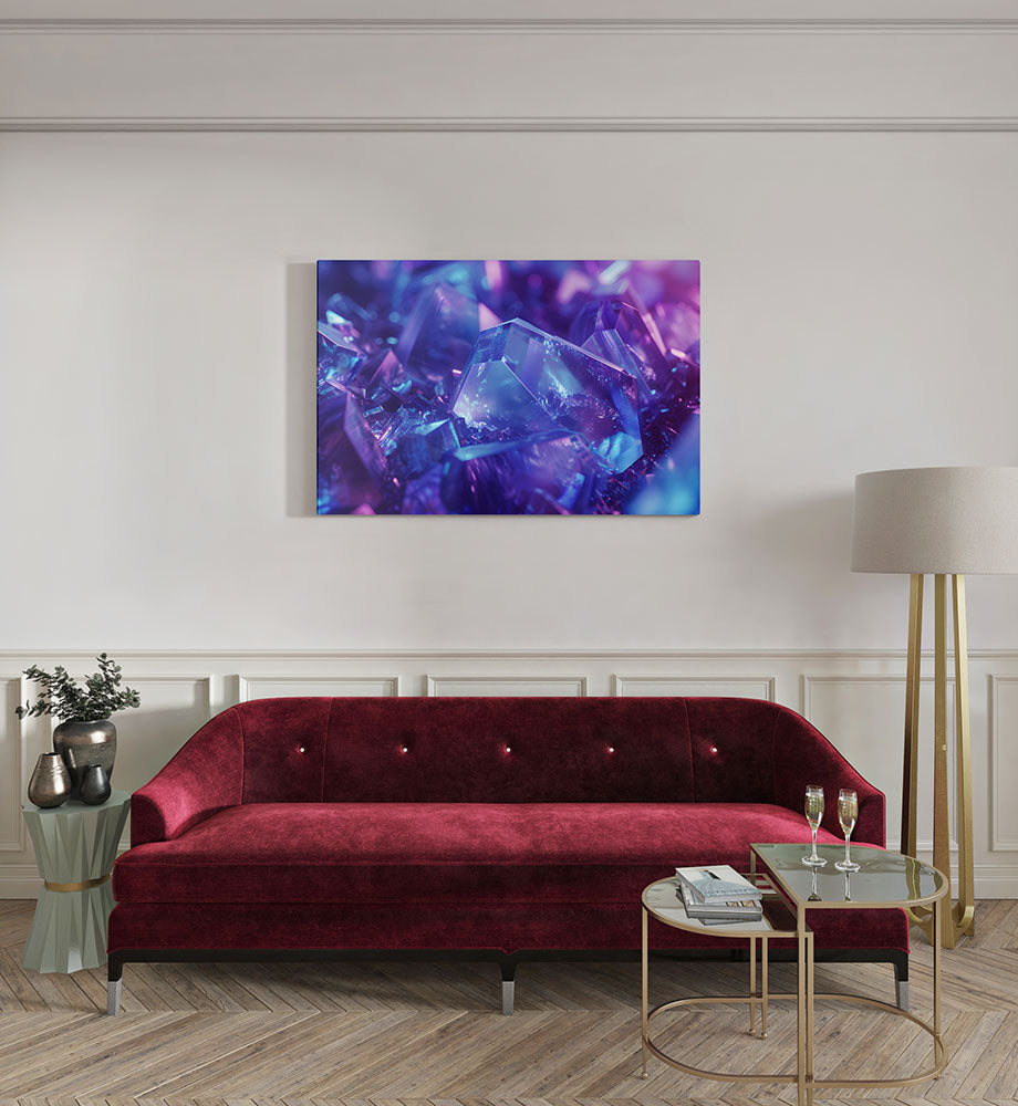 canvas schilderij kristal kamer