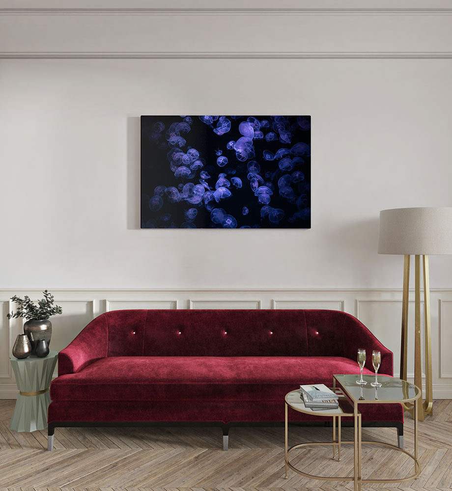 canvas schilderij kwallen kamer