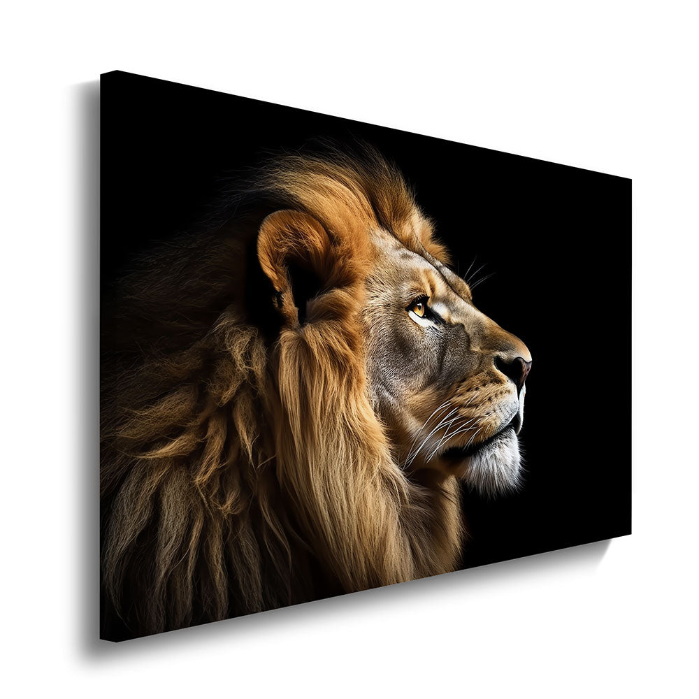 canvas schilderij leeuw