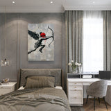 canvas schilderij love archer slaapkamer