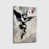 canvas schilderij love in motion voorkant