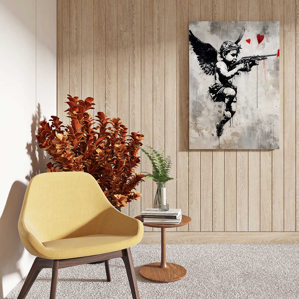 canvas schilderij love in motion