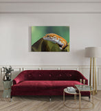 canvas schilderij luipaard gekko kamer