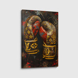 canvas schilderij luxury fight voorkant