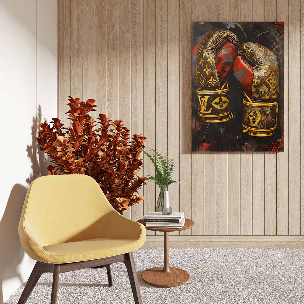 canvas schilderij luxury fight