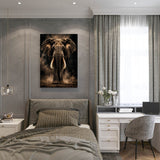 canvas schilderij majestic elephant slaapkamer