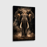 canvas schilderij majestic elephant voorkant