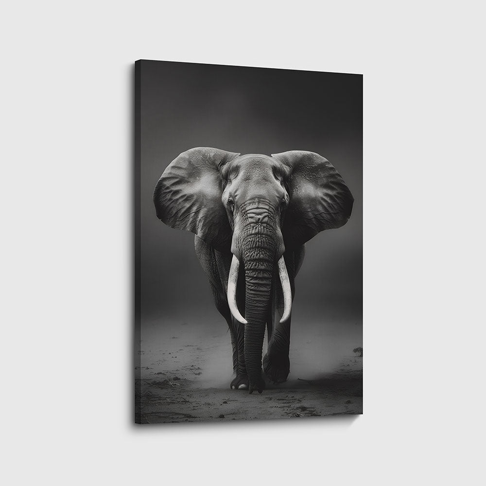 canvas schilderij majestueuze olifant
