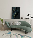 canvas schilderij marble hands wachtruimte