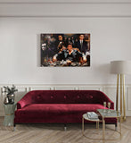 canvas schilderij money table kamer
