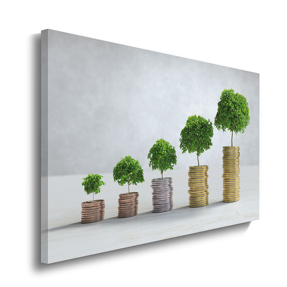 canvas schilderij money tree