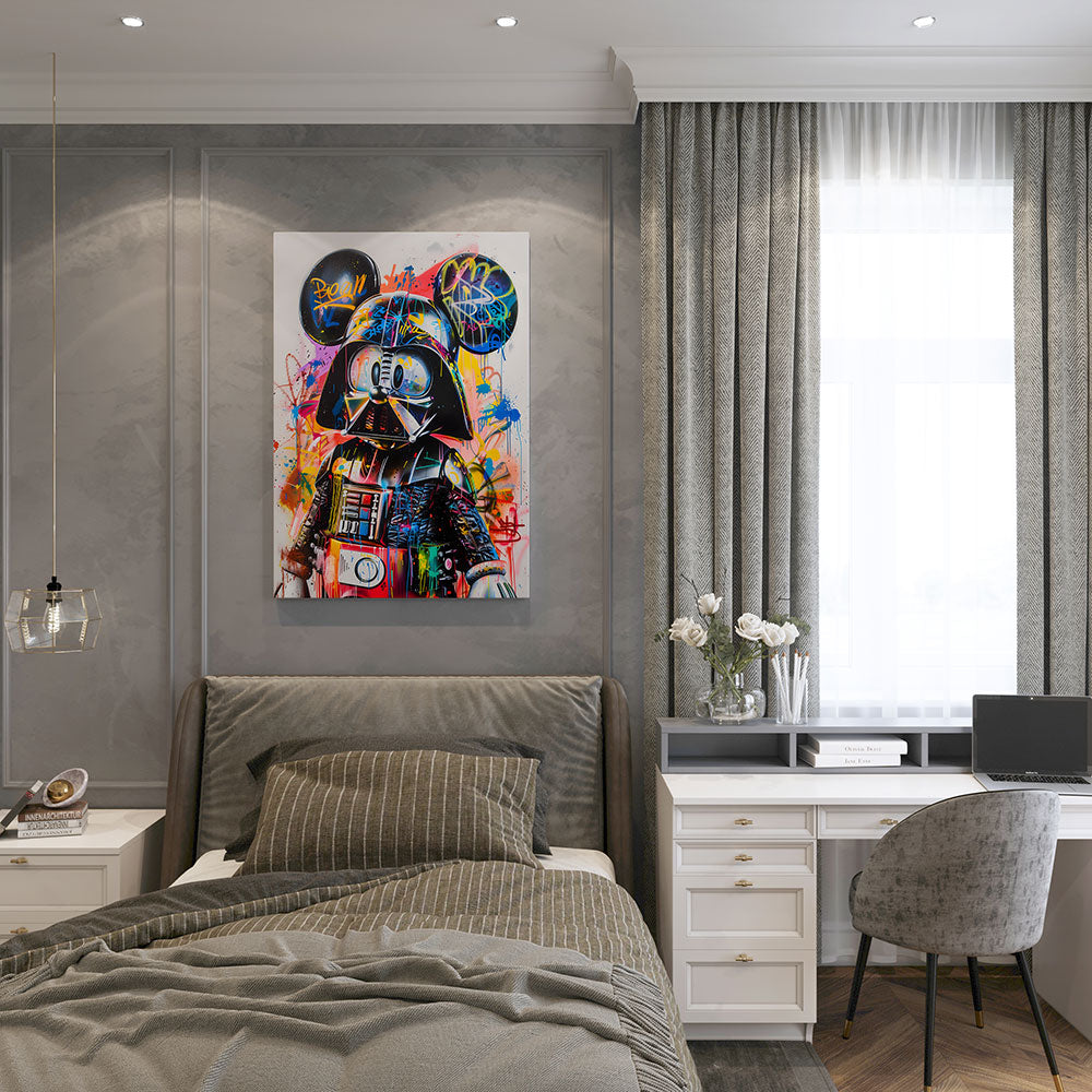 canvas schilderij muisvader slaapkamer