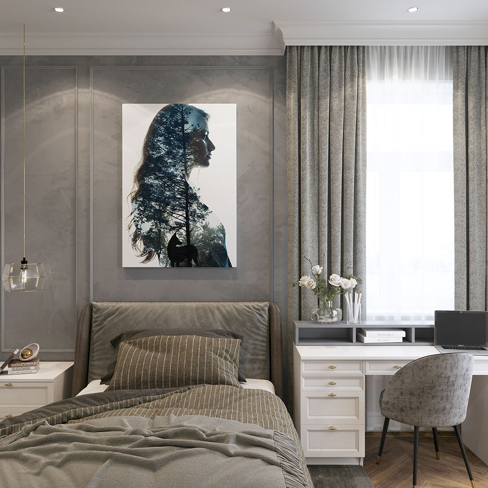 canvas schilderij natuurlijke ziel slaapkamer