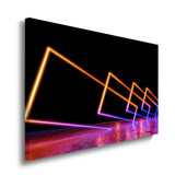 canvas schilderij neon light