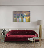 canvas schilderij singapore skyline kamer