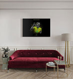 canvas schilderij soccer art brazil kamer