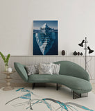 canvas schilderij succes wachtruimte