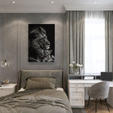 canvas schilderij trots van de leeuw slaapkamer