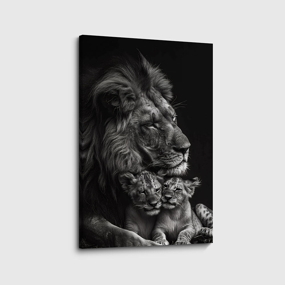 canvas schilderij trots van de leeuw