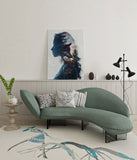 canvas schilderij wilde ziel wachtruimte