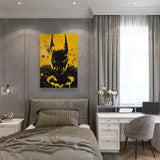 canvas schilderij yellow knight slaapkamer