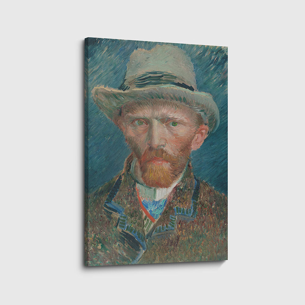 canvas schilderij zelfportret vincent van gogh