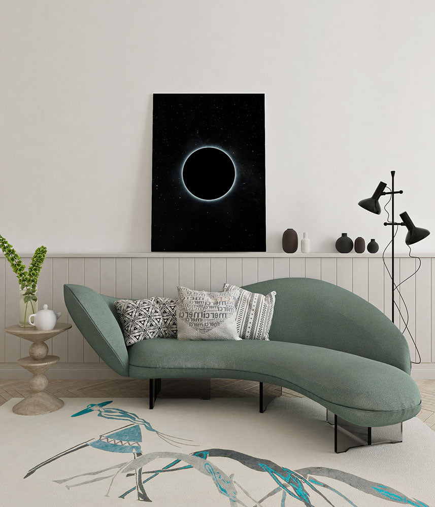 canvas schilderij zonsverduigstering wachtruimte