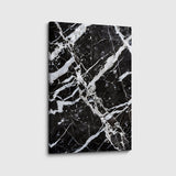 canvas schilderij zwart wit marmer