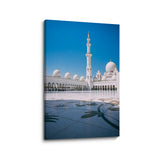 canvas schilderijen abu dhabi grote moskee voorkant
