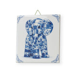 Delfts Blauw Tegeltje Olifant