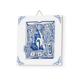 delfts blauw tegeltje sneakermoney mat