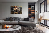 glasschilderij 100 lion dollar woonkamer 4