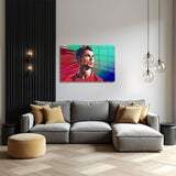 glasschilderij abstract ronaldo woonkamer 5