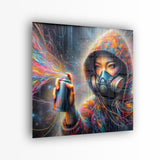 glasschilderij-abstract-woman-spraycan-voorkant