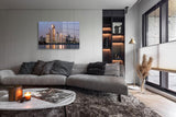 glasschilderij abu dhabi skyline woonkamer 4