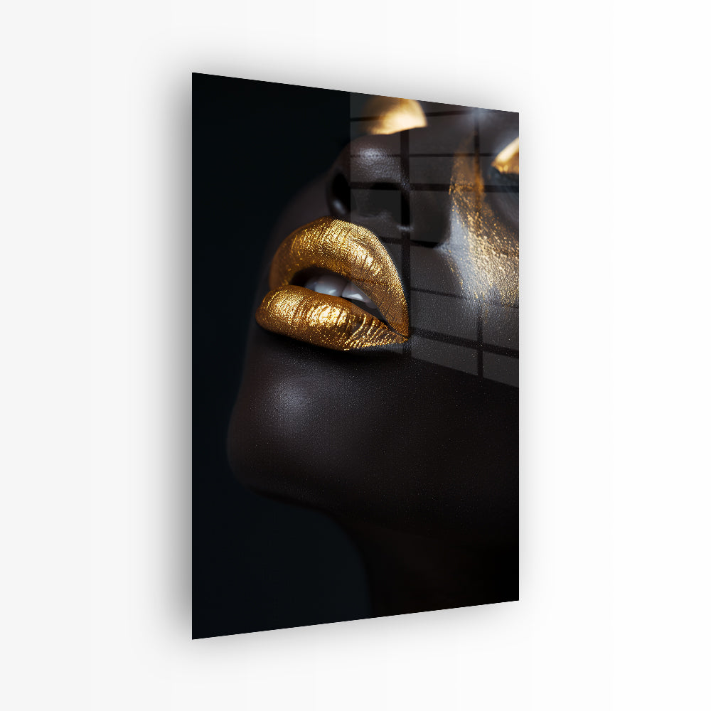 glasschilderij-african-gold-lips-voorkant