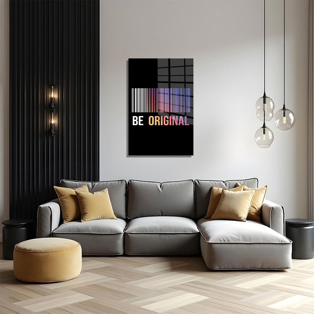 glasschilderij be original woonkamer