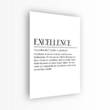 glasschilderij excellence wit zwart voorkant