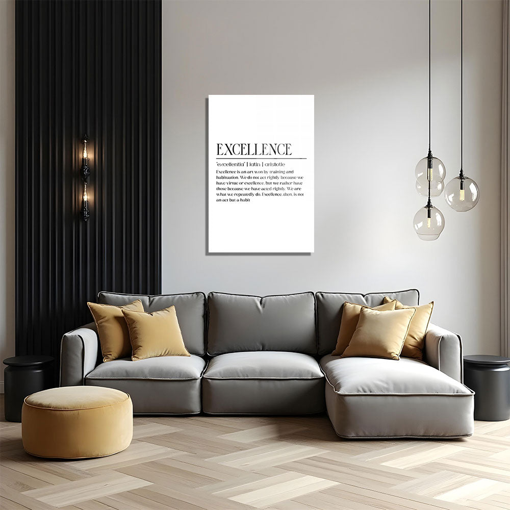 glasschilderij excellence wit zwart woonkamer 4