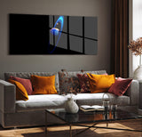 glasschilderij fantasy planet woonkamer