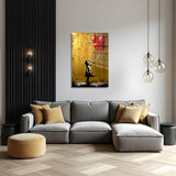 glasschilderij follow your dreams woonkamer