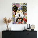 glasschilderij fu mouse muur