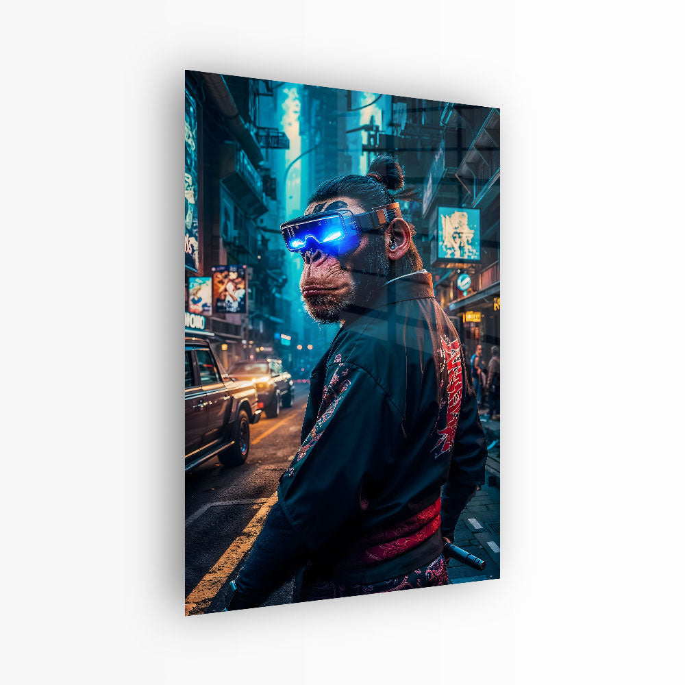 glasschilderij future ape voorkant