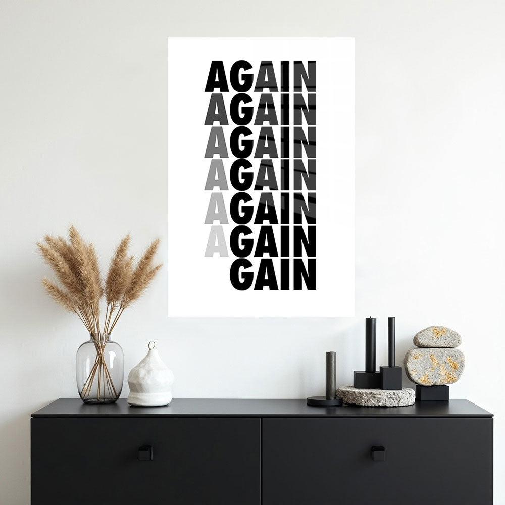 glasschilderij gain muur