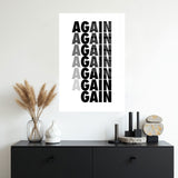 glasschilderij gain muur