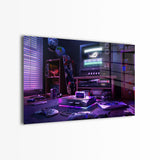 glasschilderij gameroom voorkant