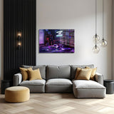 glasschilderij gameroom woonkamer 5