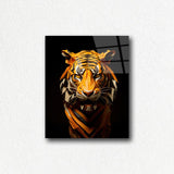 glasschilderij-geometrische-tijger