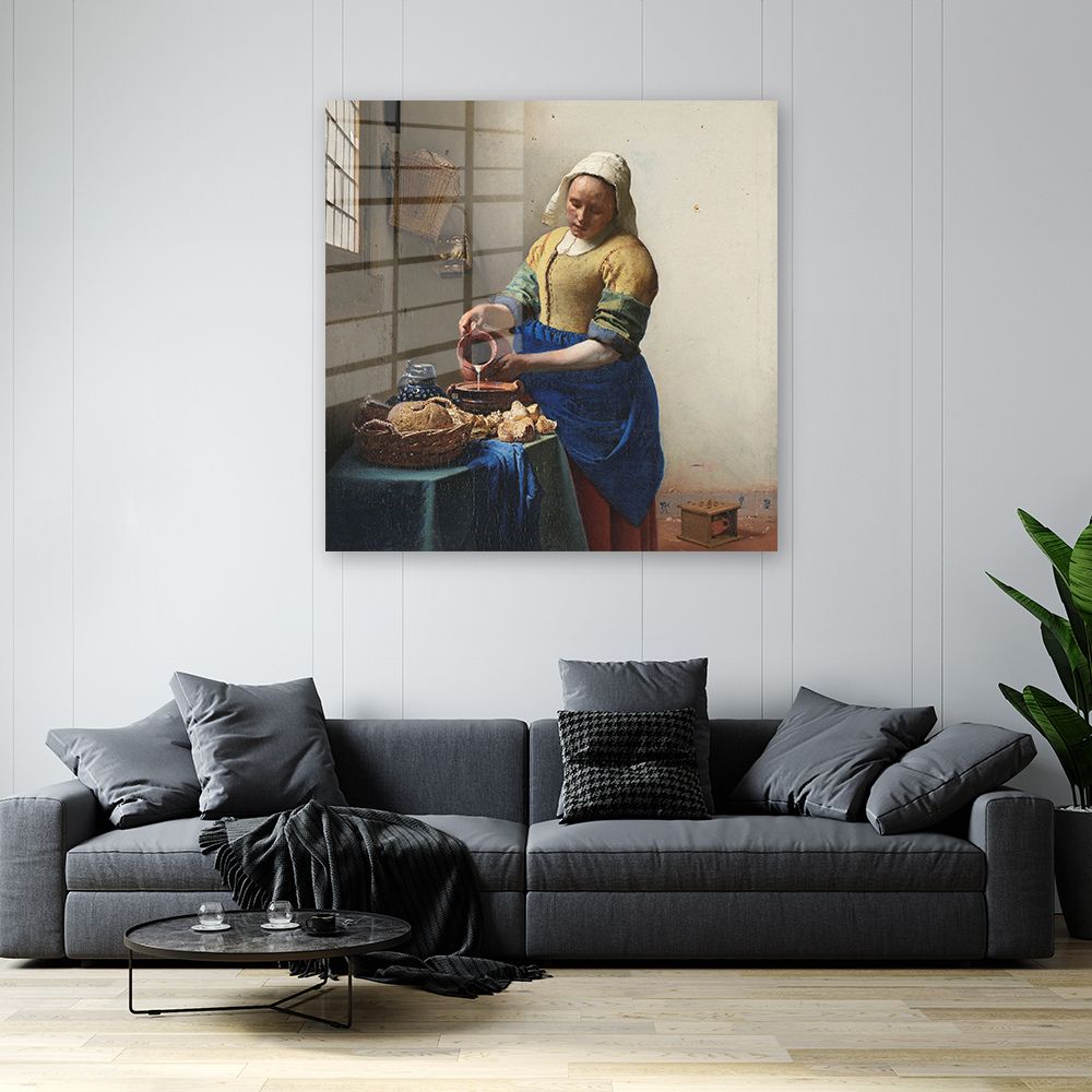 glasschilderij-het-melkmeisje-woonkamer-2