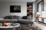 glasschilderij koning leeuw woonkamer 4